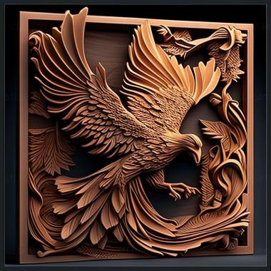 3D model phoenix (STL)